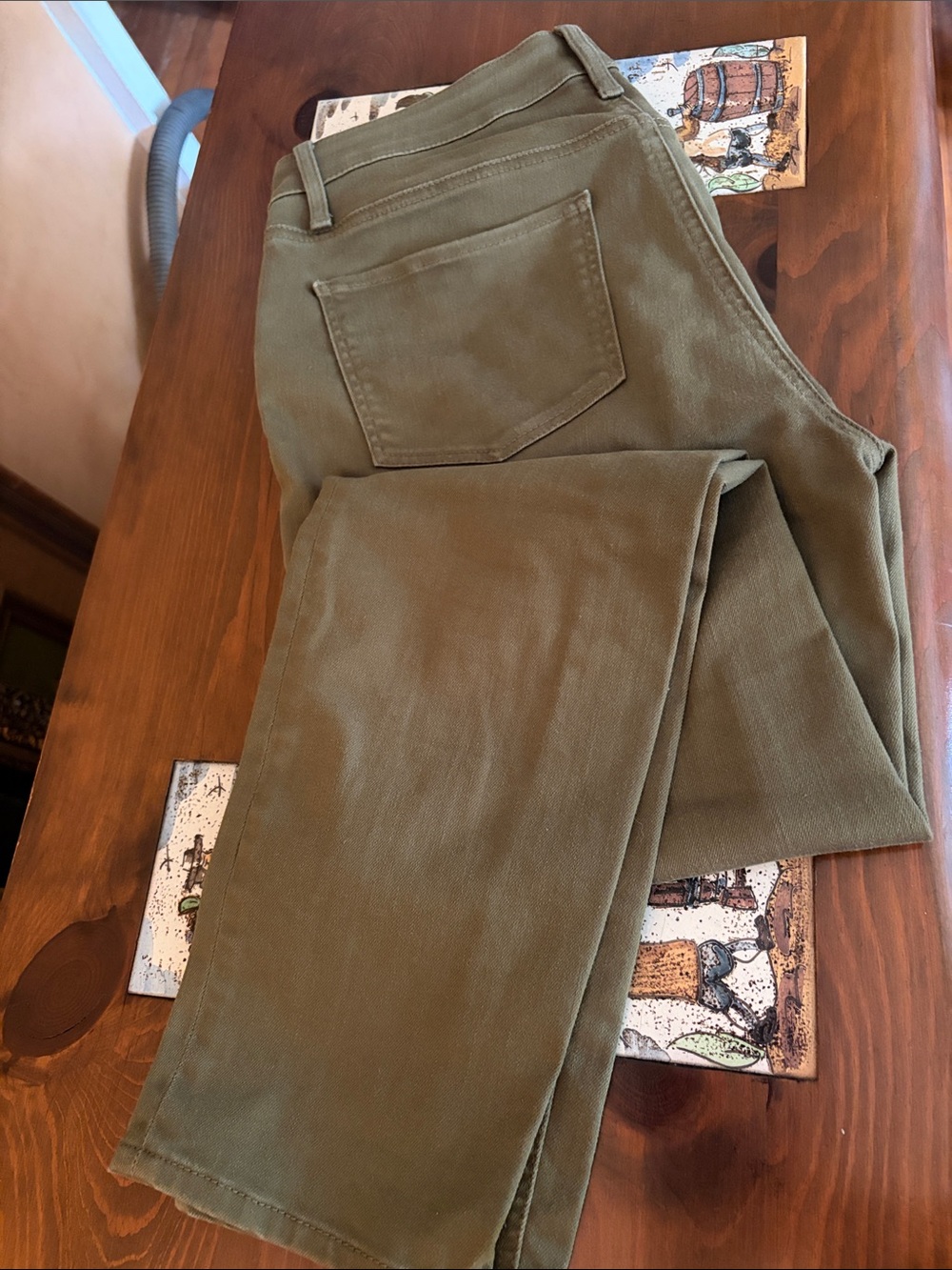 Talbots Olive Slim Ankle Women’s 5 Pocket Jeans